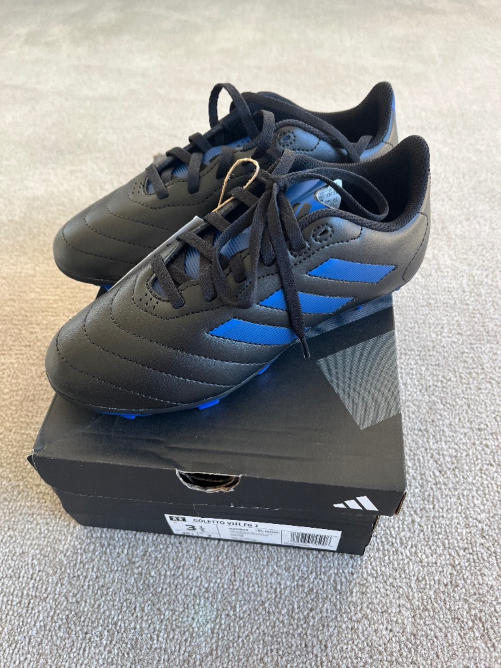 Adidas Goletto VIII FG J GX6906 Kids Size 3.5 Soccer Cleat New in Box